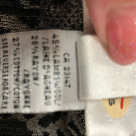 Talbots cardigan, blk/gray, S - Picture 5 of 6